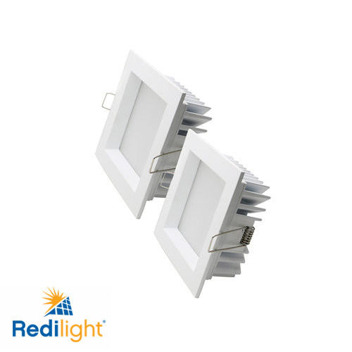 6 watt LED recessed square lights for Redilight solar skylight alternative