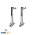 Adjustable tilt kit for Redilight solar panels on low pitched roofs