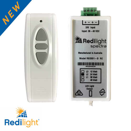 Smart remote control handset for solar powered LED lights