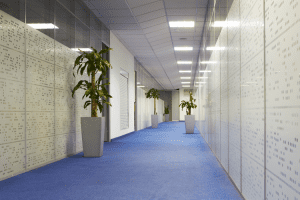 48 Watt Led Light In Office Hallway Powered By Solar Panels