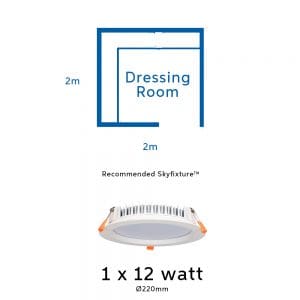 12 Watt Light Fitting For Wardrobes And Dressing Rooms