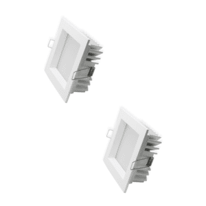 Redilight 2 X 6 Watt (12 Watts) Recessed Square (110Mm)