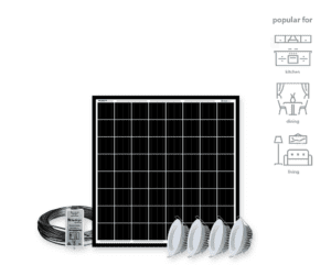 4X110Mm Recessed Round Complete Kit