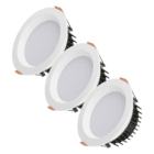 3 X 6 Watt (18 Watts) Recessed Round (110Mm Redilight Skylight Alternative And Solar Powered Lighting System