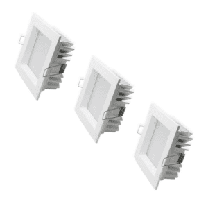 Redilight 3 X 6 Watt (18 Watts) Recessed Square (110Mm)